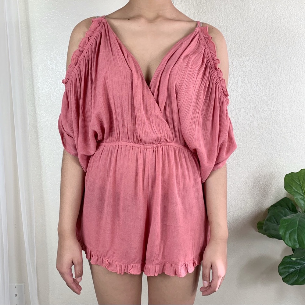 Topshop Ruffle Romper